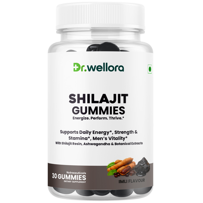 Shilajit Gummies with Ashwagandha & Botanical Extracts – Energy, Strength & Men’s Wellness Support